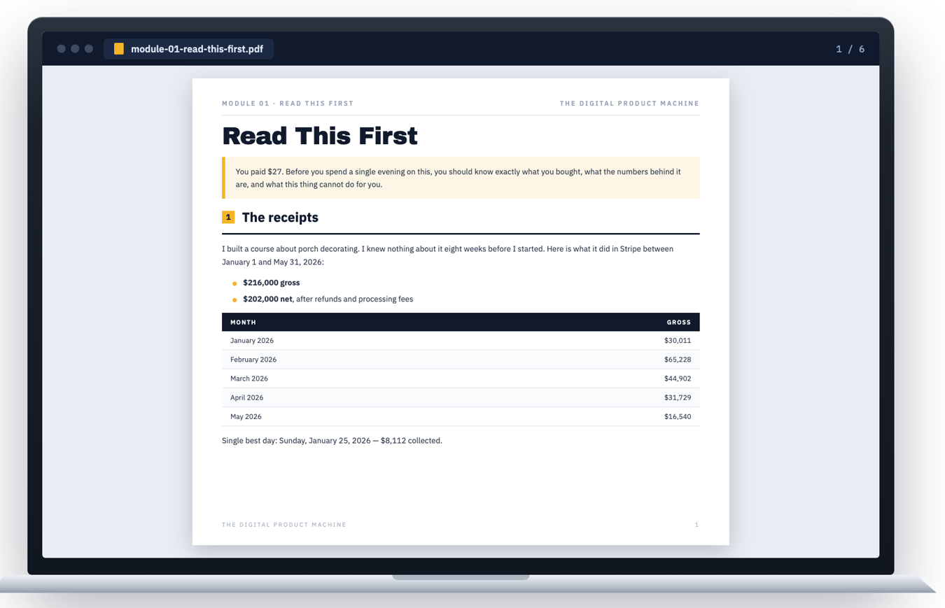 Module 1 — Read This First