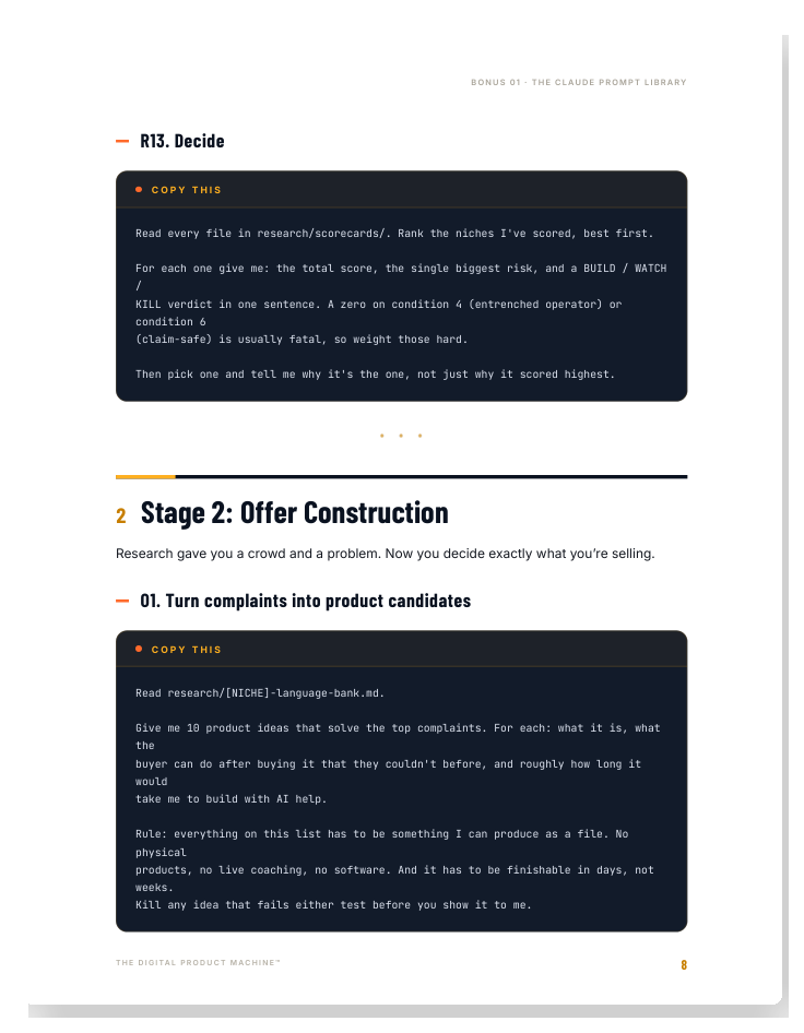 Bonus 1, copy-paste prompt cards
